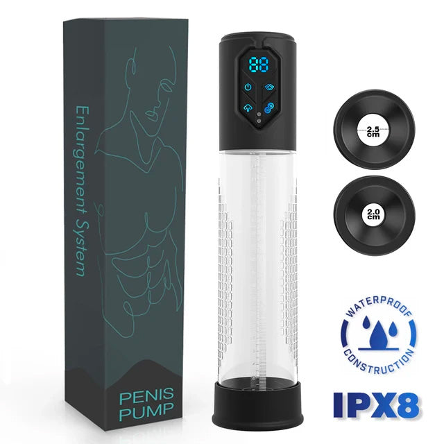 3 in 1 Water/Air Penis Pump With Interval Pumping